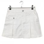  Jack ba колено box юбка в складку белый × темно-синий задний Logo женский 1(M) Golf одежда Jack Bunny