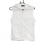 23 район Golf с капюшоном . Zip лучший белый тканый ткань .. чувство Parker женский I(M) Golf одежда 23 район 