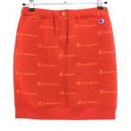 [ очень красивый товар ] Champion юбка orange Logo общий рисунок внутри сторона внутренний брюки женский MEDIUM Golf одежда Champion