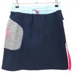 [ прекрасный товар ] New balance Golf юбка темно-синий × розовый Logo принт талия резина женский 2(L) Golf одежда New Balance