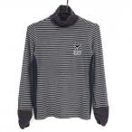  Castelbajac длинный рукав с высоким воротником рубашка . серый × лиловый серия окантовка боковой темно-синий женский 40(M) Golf одежда CASTELBAJAC