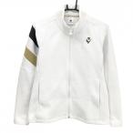  Le Coq жакет белый × чёрный Logo .... рукав линия женский M Golf одежда le coq sportif