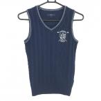  Callaway вязаный лучший темно-синий × белый Logo .... кабель плетеный шерсть . женский S Golf одежда Callaway