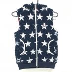  Callaway боа лучший темно-синий × белый звезда рисунок Bear .... с капюшоном . женский M Golf одежда Callaway