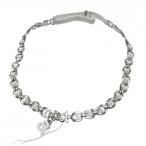 [ новый товар ]aruchibio цепь ремень белый × серебряный Logo женский Golf одежда 2023 год модели archivio