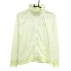 [ прекрасный товар ] Dunlop жакет желтый зеленый × белый окантовка Sam отверстие женский M Golf одежда DUNLOP