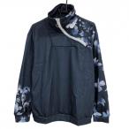 [ новый товар ] Ace Golf блузон темно-синий часть цветочный принт обратная сторона мельчайший ворсистый стрейч наклонный половина Zip женский L Golf одежда ACEGOLFS