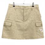[ очень красивый товар ] Arnold Palmer Golf юбка бежевый Logo земля узор несколько карман женский 11 Golf одежда arnold palmer