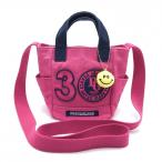  Pearly Gates 2WAY Cart сумка розовый × темно-синий Nico Chan очарование есть Smile внутри сторона карман 30 годовщина Golf PEARLY GATES