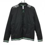 [ очень красивый товар ] Adidas с хлопком жакет чёрный × белый маленький глаз ..THREE STRIPE LIFE мужской L Golf одежда adidas