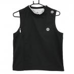 zo-i внешний лучший чёрный × светло-серый Logo нашивка плечо * боковой Zip подкладка сетка женский M Golf одежда ZOY