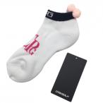 [ не использовался товар ]CPG лодыжка носки белый × розовый бонбон имеется женский ONE Golf одежда 2023 год модели CPG