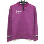  Munsingwear одежда свитер лиловый × белый шея переключатель подкладка имеется женский L Golf одежда Munsingwear