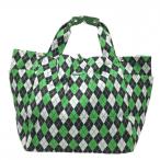 [ прекрасный товар ] Pearly Gates запирающийся шкафчик сумка зеленый × темно-синий a-ga il рисунок большой большая сумка Golf PEARLY GATES