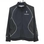  Pearly Gates жакет блузон чёрный × белый часть флис тепловое хранение подкладка женский 2(L) Golf одежда PEARLY GATES