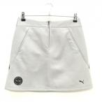  Puma юбка светло-серый передний Zip женский L Golf одежда PUMA
