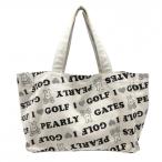  Pearly Gates Cart сумка белый × чёрный парусина земля Logo общий рисунок Golf PEARLY GATES