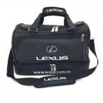  Lexus сумка "Boston bag" чёрный земля узор наружный карман 2 слой тип Golf LEXUS
