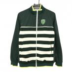 23 район Golf двусторонний с хлопком жакет зеленый × белый 4WAY рукав съемный часть вязаный мужской L Golf одежда 23 район 