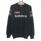  New balance Golf свитер чёрный × orange рукав часть окантовка мужской 5(L) Golf одежда New Balance