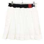 ビームスゴルフプリーツスカート白×...
