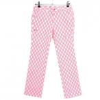 アンダーアーマーパンツ白×蛍光ピン...