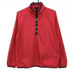 [ прекрасный товар ] Nike блузон красный × чёрный половина Zip Zip часть Logo CLIMA-FIT женский LGG Golf одежда NIKE