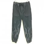 [ очень красивый товар ] russell no брюки-джоггеры чёрный × серый кромка общий рисунок * Logo талия резина мужской 5(L) Golf одежда 2023 год модели RUSSELUNO