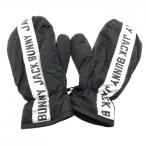 [ прекрасный товар ] Jack ba колено рукавица перчатка чёрный × белый Logo лента обратная сторона ворсистый перчатки женский Golf одежда Jack Bunny