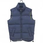 [ очень красивый товар ] Tommy Hilfiger жилет темно-синий шея внутри сторона мельчайший ворсистый Logo .... мужской S Golf одежда Tommy Hilfiger Golf