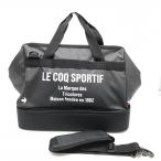 [ очень красивый товар ] Le Coq 2WAY2 слой тип сумка "Boston bag" чёрный обувь место хранения возможно плечо с ремешком внутри сторона карман Golf le coq sportif