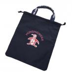 [ очень красивый товар ] Munsingwear одежда сумка для обуви темно-синий × розовый держать рука Logo линия упаковочный пакет Golf Munsingwear