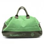 KneeDeep× Beams Golf сумка "Boston bag" светло-зеленый × хаки внутри сторона карман Golf BEAMS GOLF