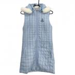 [ прекрасный товар ] Callaway с хлопком безрукавка One-piece голубой × серый полоса женский S Golf одежда Callaway