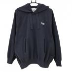 [ очень красивый товар ]PGG Pearly Gates вязаный Parker серый Logo принт с капюшоном . свитер мужской L Golf одежда PEARLY GATES