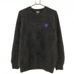 【超美品】パーリーゲイツ セーター ネイビー ロゴ刺しゅう ニット メンズ 6(XL) ゴルフウェア PEARLY GATES