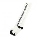 [ не использовался товар ] Dance With Dragon колено гольфы белый × чёрный Zebra рисунок линия женский Golf одежда Dance With Dragon