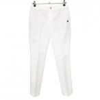 ヒールクリークパンツ白×ネイビーサ...