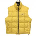  Polo спорт жилет желтый стеганое полотно шея внутри сторона ворсистый мужской L Golf одежда Ralph Lauren