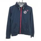  Munsingwear одежда жакет темно-синий × розовый красный Logo нашивка капот место хранения возможно женский L Golf одежда Munsingwear