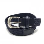 [ очень красивый товар ]zo-i сетка ремень темно-синий вязаный серебряный пряжка женский Golf одежда ZOY