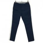  TaylorMade брюки темно-синий × белый задний Logo женский S Golf одежда TaylorMade