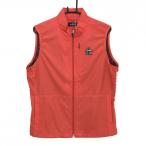 [ новый товар ] Munsingwear одежда внешний лучший красный нашивка темно-синий подкладка сетка мужской M Golf одежда Munsingwear