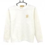  leather re расческа .n свитер белый Logo общий рисунок тканый ткань шерсть . вязаный женский M Golf одежда 2024 год модели Resurrection