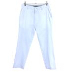 【美品】スリクソン パンツ ライトブルー×白 チェック サッカー生地  メンズ 82 ゴルフウェア SRIXON