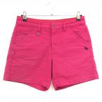  Pearly Gates шорты розовый талия Logo линия женский 1(M) Golf одежда PEARLY GATES