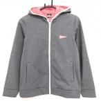 [ прекрасный товар ] kiss mark Golf Zip Parker . серый × розовый с изнанки флис жакет женский M Golf одежда kissmark