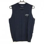 [ новый товар ] Callaway вязаный лучший темно-синий diamond рисунок общий рисунок Logo белый мужской M Golf одежда 2024 год модели Callaway