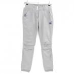  filler Golf брюки-джоггеры серый × белый талия часть резина Logo Heart женский M Golf одежда FILA GOLF