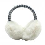 [ очень красивый товар ] Munsingwear одежда наушники белый × серый мех уголок данный . Golf Munsingwear